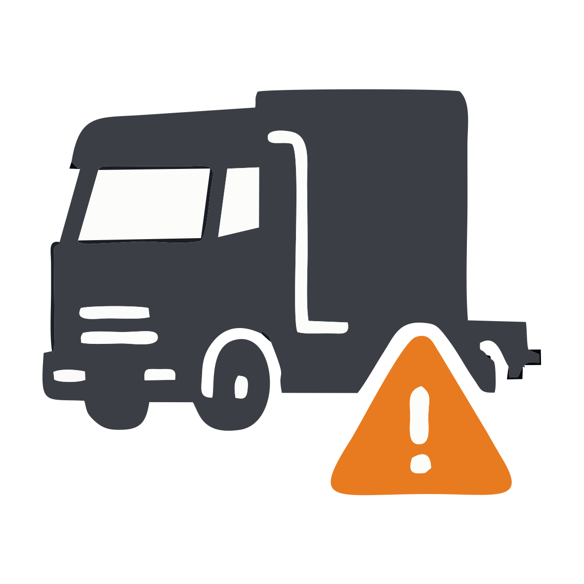 Truck breakdown service icon, representing emergency roadside assistance for fleets in Fort Pierce and Fort Lauderdale.